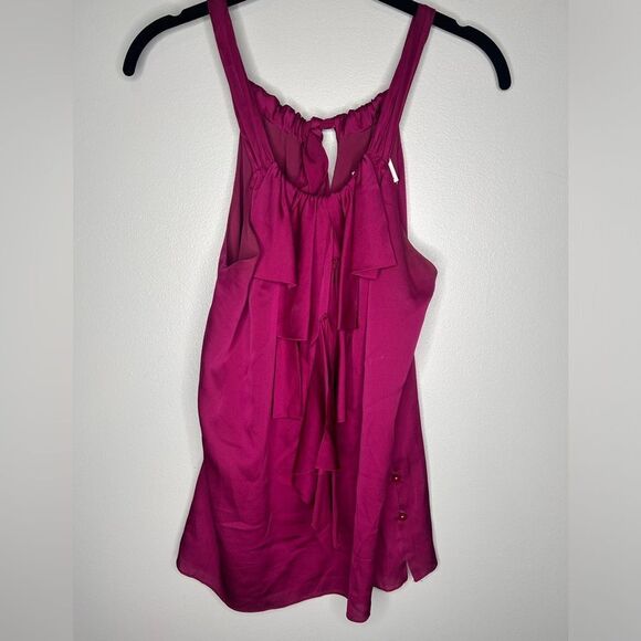 Milly Silk Ruffle Front Blouse - Picture 1 of 5